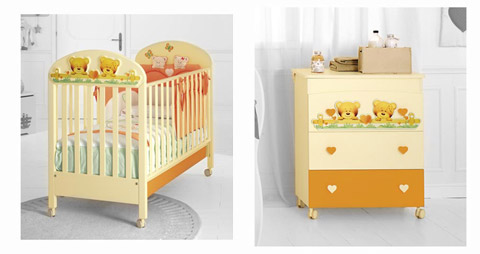 OFFERTA: Set lettino Tenerino + cass.fasciatoio Cuore in promozione a prezzo scontato su Culladelbimbo.it!