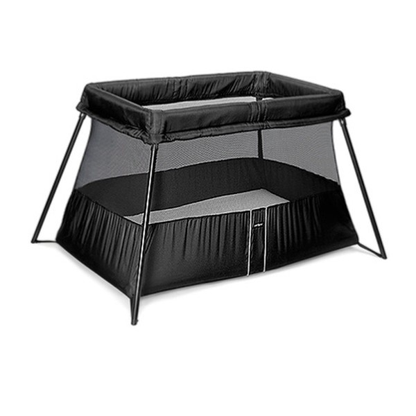 Babyreisebett Klappbett Reisebett Baby Bjorn Travel Cot Light Black